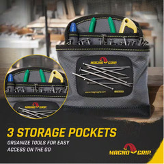 MagnoGrip 6.5 In. Platinum Pro Magnetic Clip-On Nail Utility Pouch