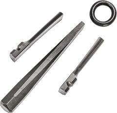12 Pack Wedge and Feather Shims, 5/8 Inches Heavy Duty Rock Splitting Wedges Sto