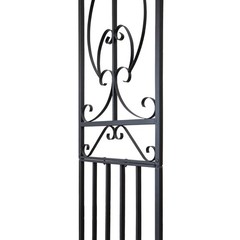 Garden Arch Trellis Outdoor Metal Arbor for Climbing Vines, Lawn and Backyard