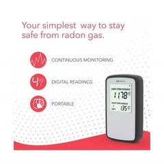 Airthings Corentium Home Radon Detector 223 Portable, Lightweight, Easy-to-Us…