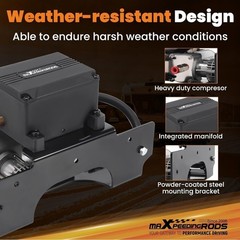 maXpeedingrods Wireless On Board Air Compressor App and Remote Contrl 120 PSI