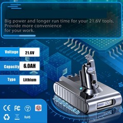 21.6V 9.5Ah Battery For Dyson V6 SV04 DC58 DC59 DC61 DC62 DC72 DC74 Battery NEW