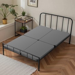 VEVOR Twin Size Bunkie Board 1.5 in Bed Board Slats with 200D Oxford Cloth 2 Pcs