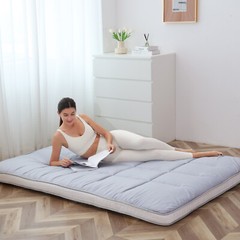 Extra Thick Japanese Sleeping Floor Mattress Foldable Roll Up Futon Tatami Mat