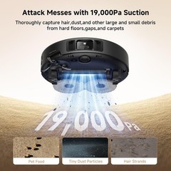 Robot Vacuum Mop 19000Pa Suction Auto Empty Refill MOVA P50 Pro Ultra Brush Self