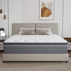 12″/14″ Twin Full Queen King Size Mattress Hybrid Foam Pocket Coils Bed In a Box
