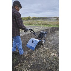 Powerhorse 20in. Rear Tine Tiller Cultivator, 6.5in. Tilling Depth,