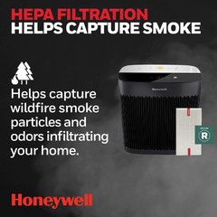 Honeywell InSight HEPA Air Purifier – Black, HPA5300B True HEPA, Activated Carbo