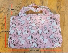 Snoopy Hello Kitty Kawaii Eco Foldable Shopping Nylon Reusable Grocery Tote Bag