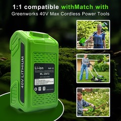 Lot 40V 6Ah For Greenworks G-MAX Lithium Battery 29472 29462 29252 20202 40 Volt