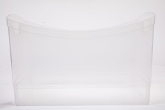 Clear Plastic Storage Bin with Handles, Multi-purpose Organizer 15.3×10.4×9.8in