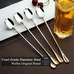 9.5-Inch Long Handle Spoon, Ice Tea Spoons, Ice Cream Spoon, Long Coffee Spoons