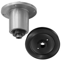 Spindle Short Shaft w/ Pulley for Bobcat ZT200 ZT220D ZT219 ZT223 ZT225 ZT228
