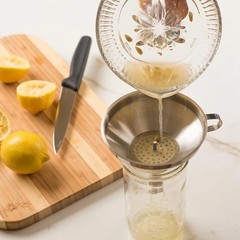 5″ Food Grade Stainless Steel Kitchen Funnel W Strainer Filter For Transferring