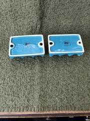 Boston Warehouse Trading Corp Taco Servers lt 2 pcs CHINA Hand Wash only 5.75×4″