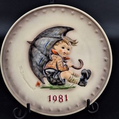Lot of 3 Years 1979/80/81 Goebel MC Hummel West Germany Annual Plates Vintage