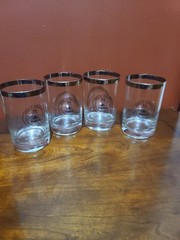 Pioneer Seed Company Drinking Glass set of 4 Used 35 Years 1937 – 1972