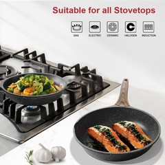 Ozeri Stone Frying Pan, Non-Stick with 100% APEO & PFOA-Free coating