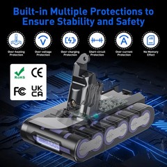 21.6V 9.5Ah Battery For Dyson V6 SV04 DC58 DC59 DC61 DC62 DC72 DC74 Battery NEW