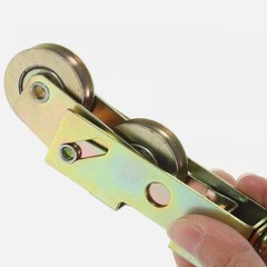 1-1/4 In Heavy Duty Adjust Sliding Patio Door Wheels Tandem Roller Assembly Kit