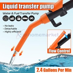 Battery Powered Electric Fuel Transfer Pump Portable Gas Oil Liquid Pump