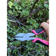 8 In., 6.5 In. and 6 In. Pliers Set in Pink (3-Piece)