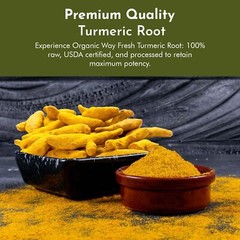 Organic Way Turmeric Root whole