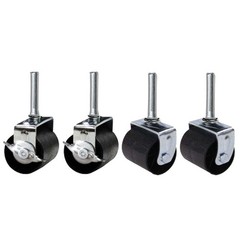 Heavy Duty Caster Wheels for Bed Frame ~Set of 4~ (2 Locking & 2 None Locking)