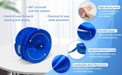 Foot Support Pillows Heel Ankle Protector Foot Cushion for Pressure Sores Ulcer