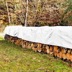 16 MIL Thick Ultra Heavy Duty White Tarp 3ply Waterproof 9.5oz UV Protected