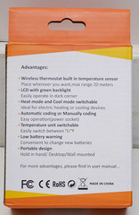 Wireless Digital Thermostat Remote Control for Electric Heating Cooling Devices