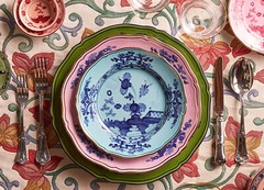 Richard Ginori Oriente Italiano – Flat Plate 26.5cm Azalea Porcelain Ginori