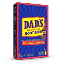 On-the-Go Dad’s Root Beer – 72 Sugar-Free Drink Mix Sticks for Anytime Enjoyment