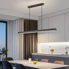Modern LED Linear Pendant Light, 39IN Ceiling Chandlier Light Fixtures Hangin…