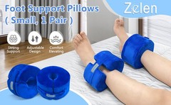 Foot Support Pillows Heel Ankle Protector Foot Cushion for Pressure Sores Ulcer