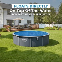 Bestway Round Solar Pool Cover for 18′ Frame & Steel Wall Above Ground Pools