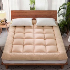 Soft Quilt Mattress Pad Topper Fitted Cooling Breathable Bed Protector Washable