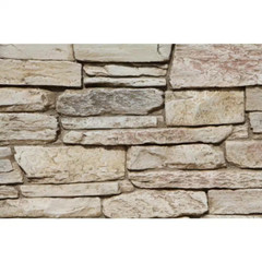 Ledge Stone 48 In. X 24.25 In. Polyurethane Interlocking Siding Panel in Frosted