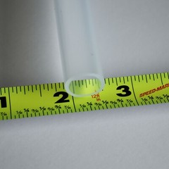 1/2″ ID x 5/8″ OD – Ultra Clear Platinum Cured Silicone Tubing – (12.7*15.9 mm)