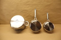 Calphalon 10-Piece Triple Layer Non-Toxic Stainless Steel Cookware Set