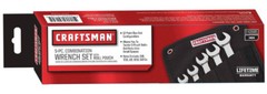Craftsman 5pc Combination Wrench Set with Roll Pouch SAE or Metric 12 Point New