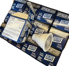 TCP ELITE LED 7 MR16 GU10 30KFL. 7W- 3000K New.