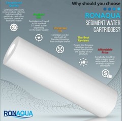 10″ Clear Standard Whole House Water Filter System 25 Micron Sediment Filter