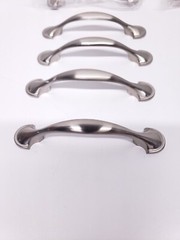 14 Liberty 3″ Hole Span Satin Nickel Silver 1/2 Round Drawer Pulls & Screws