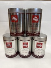 5 PACK iLLY Ground Coffee Bold Roast Espresso Intenso BB 06/2027 8.8 OZ
