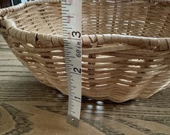 New IKEA SMORFISK Bread Basket Rattan 27×8 cm (11×3 “) 106.121.13