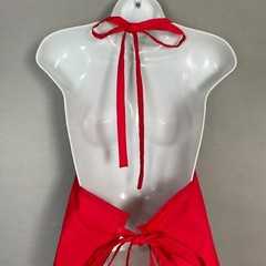 Christmas Apron Tree Presents Pockets Handmade Novelty Gift Red Green Holiday
