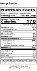 Ripkitty Premium Whole Hemp Seeds Nuts Organic Free Shipping