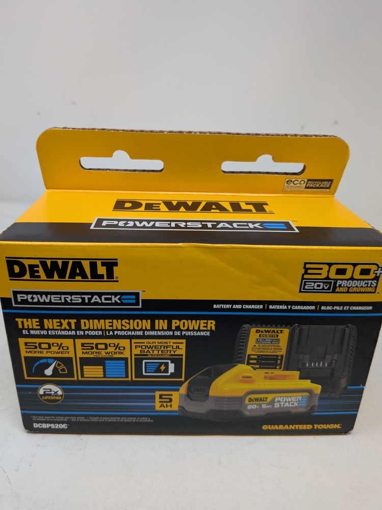 DEWALT POWERSTACK 20V MAX 5Ah Battery Kit – DCBP520C