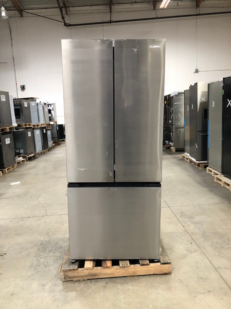 30 in. 3 Door French Door Refrigerator, Stainless (OPEN BOX COSMETIC IMPECTIONS)